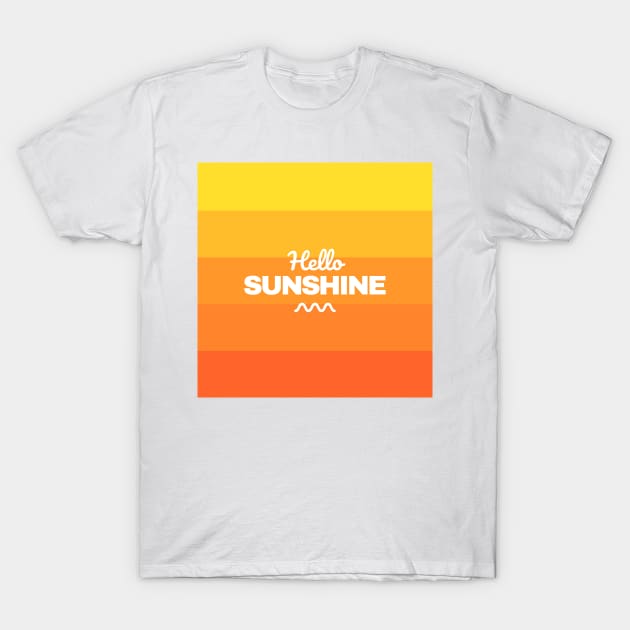 Sunshine T-Shirt by Zazavectorarts